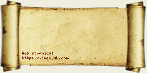 Alimpije Brošković vizit kartica